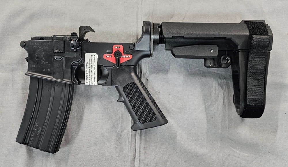 Franklin Armory BFSIII Equipped Complete AR-15 Pistol Lower