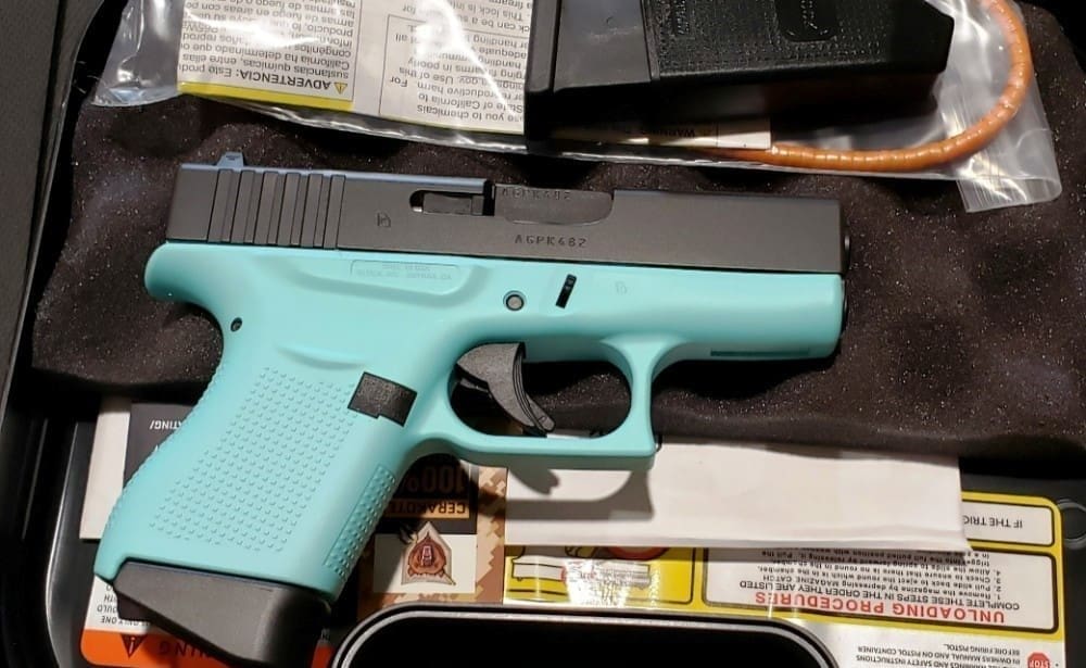 Glock 43 Robin Egg Blue