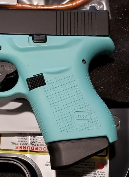 Glock 43 Robin Egg Blue — image 4