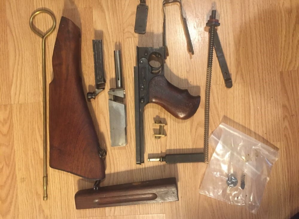 Thompson SMG gun parts kit